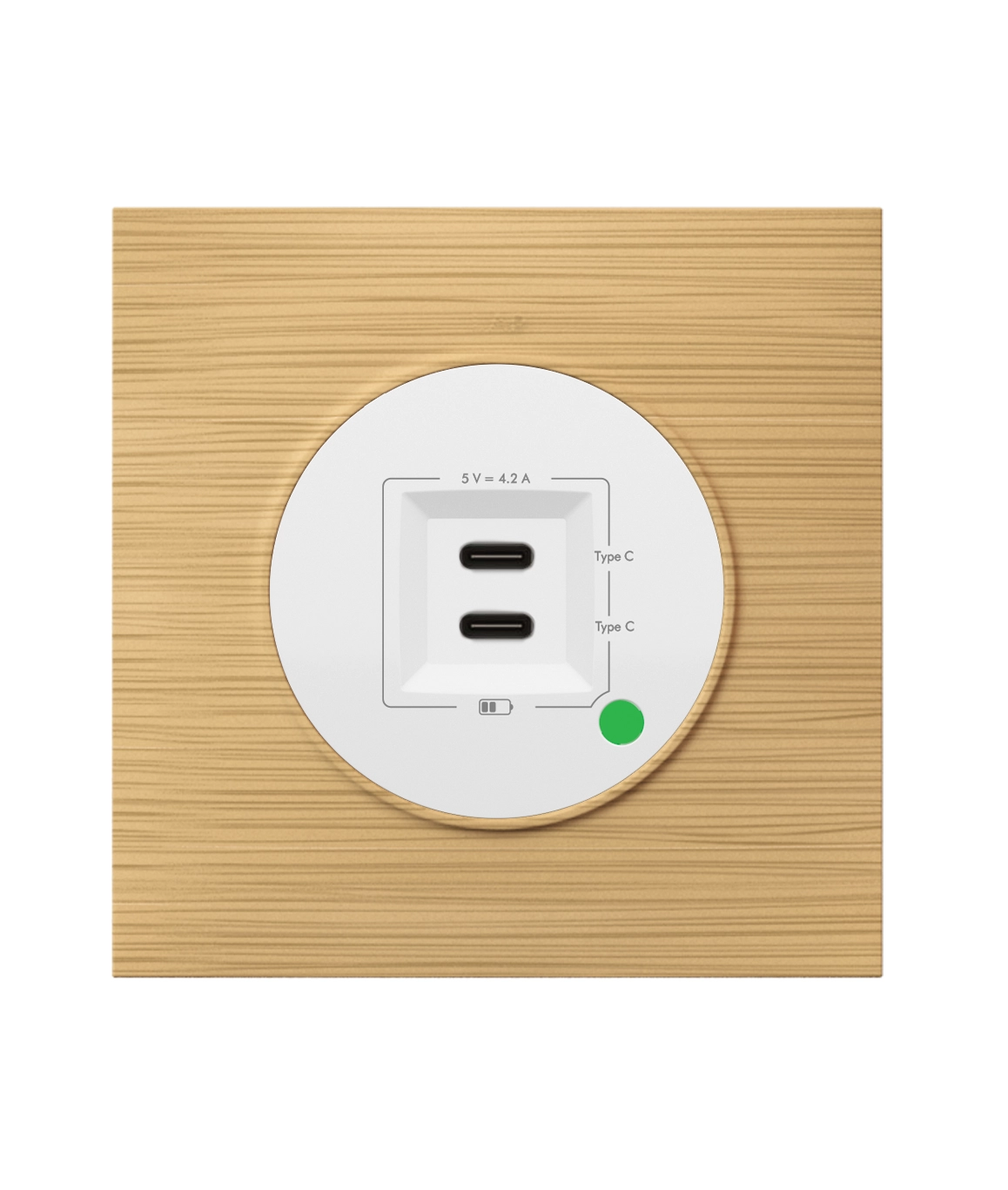 CHARGEUR USB DOUBLE TYPE C