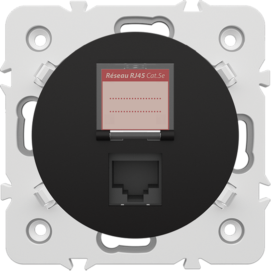 PRISE RJ45 CAT.5e + OBTURATEUR