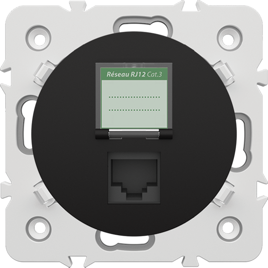 PRISE RJ12 CAT.3 + OBTURATEUR