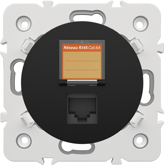 PRISE RJ45 CAT.6A + OBTURATEUR